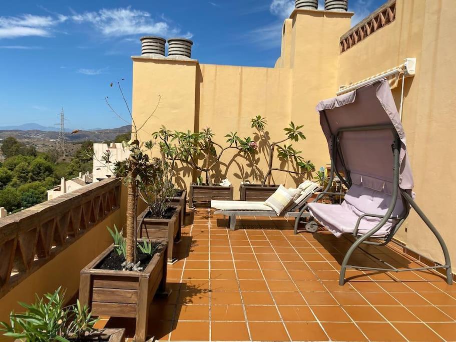 Villa Espectacular Atico Duplex Con 2 Terrazas & Piscina à Málaga Extérieur photo